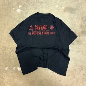 21 Savage The American Dream Tour 2024 Rap Hip Hop Merch Tee - Mens L